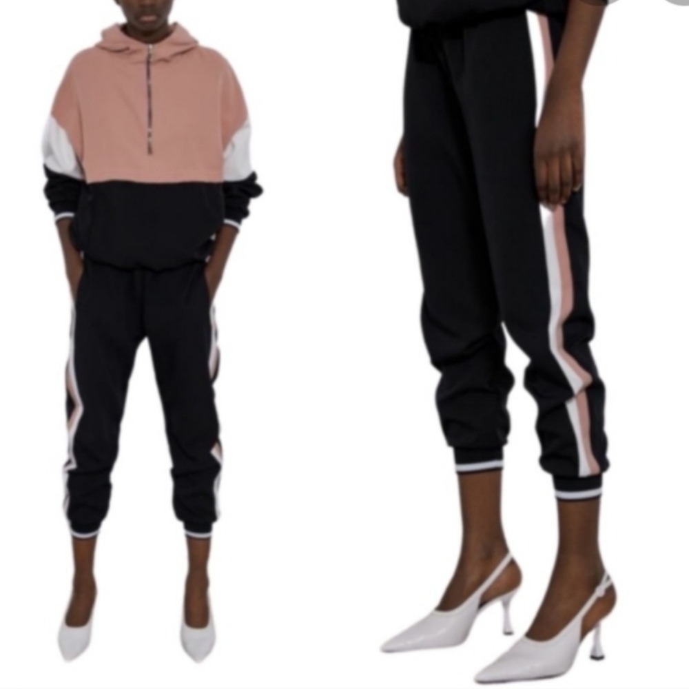 Zara side stripe jogger ankle‎ length